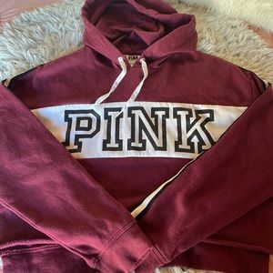 PINK crop top pullover